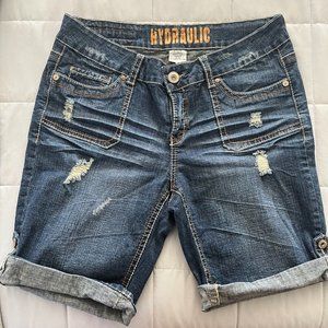 Hydraulic cuffed size 16 shorts (blouse not included) 20 inch length